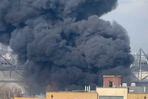 Southampton Stadium Engulfed in Smoke as Huge Fire Erupts Before Championship Match