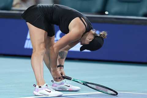 Emotional Aryna Sabalenka Smashes Racket After Miami Open Defeat