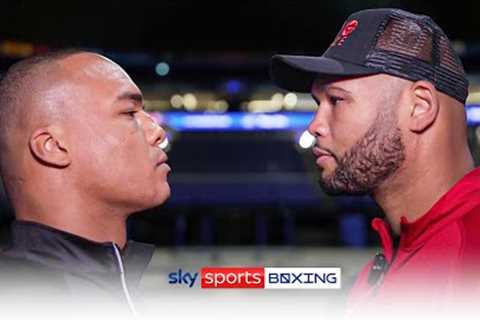 FROSTY FACE-OFF! 🥶 Fabio Wardley & Frazer Clarke's first face-off of fight week