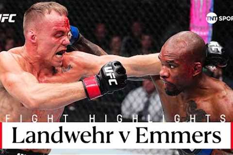 ELECTRIC KO 💥  Nate Landwehr vs Jamall Emmers  #UFC Atlantic City Highlights