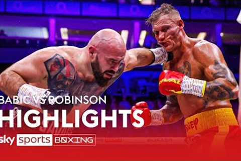 HIGHLIGHTS! DOMINANT Alen Babic stops Steve Robinson! 👊  Heavyweight Bout