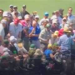 Tiger Woods Reportedly Hits Fan with Wayward Shot at The Masters