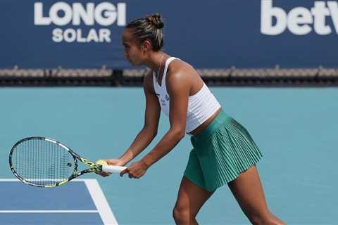 Leylah Annie Fernandez bows out of the Miami open