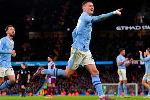 Foden hits hat-trick as Man City crush Aston Villa