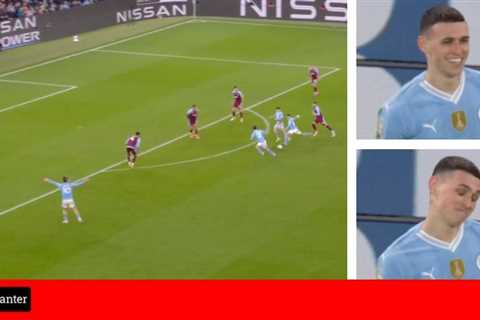 Phil Foden scores unstoppable worldie in stunning hat-trick to give Man City win over Aston Villa