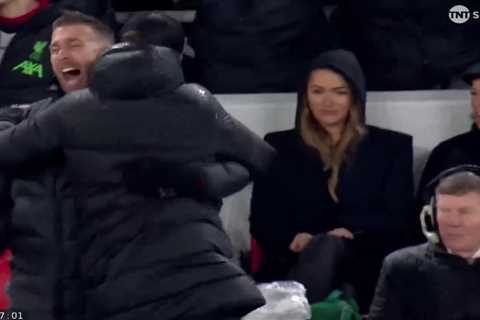 Arsenal Super-Fan Laura Woods' Reaction to Liverpool Goal Caught on Camera