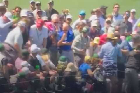 Tiger Woods Reportedly Hits Fan with Wayward Shot at The Masters