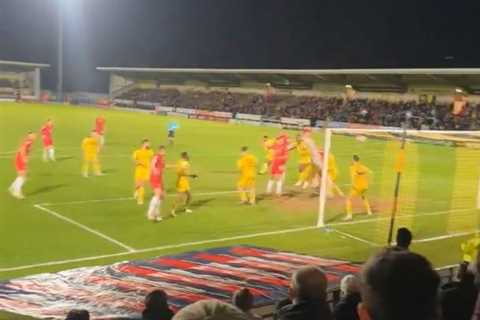 Former Premier League Star Curtis Davies Scores Dramatic Winner for Cheltenham Town