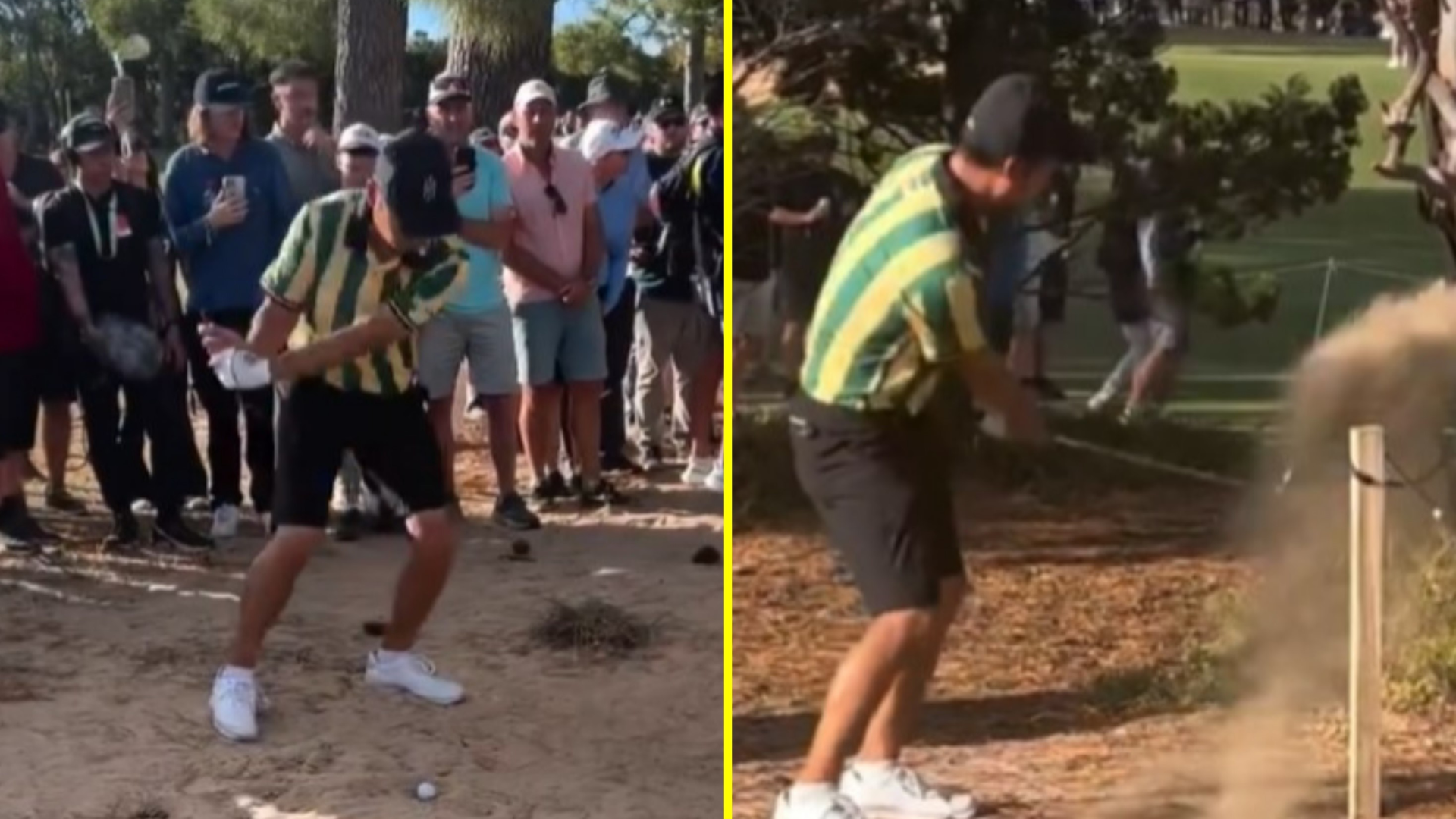 ‘This is f****** b*******!’ – LIV Golf captain completely loses it after disastrous hole in..