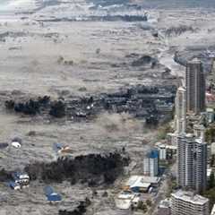 2 minutes ago in Japan AGAIN! Tsunami waves and 129 consecutive earthquakes hit Japan