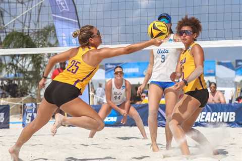 LSU makes waves, but it will be USC vs. UCLA in beach volleyball