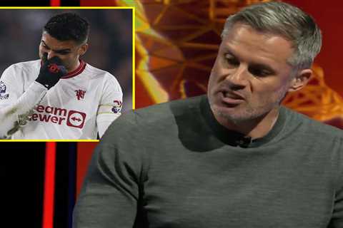 ‘Call it a day’ – Jamie Carragher tells Casemiro to LEAVE Man United and claims his time at the top ..