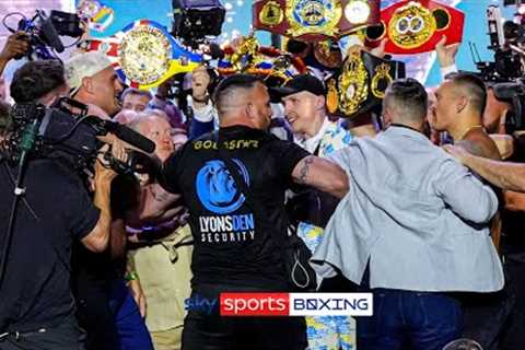 FINAL FACE-OFF CHAOS! 🚨  Fireworks at Fury vs Usyk weigh-in
