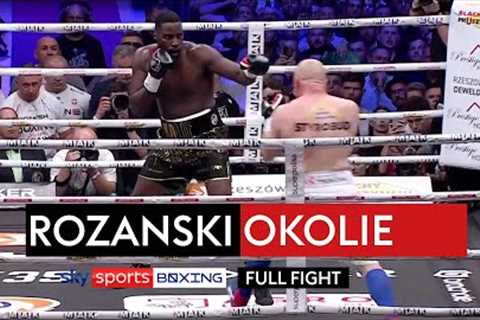 FULL FIGHT  Lukasz Rozanski vs Lawrence Okolie  WBC bridgerweight world title