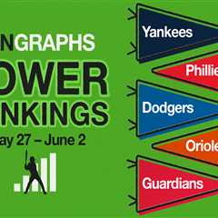 FanGraphs Power Rankings: May 27–June 2