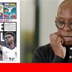 Ian Wright praised after hitting out at English press for article / back page controversy
