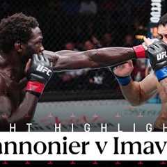 CONTROVERSIAL FINISH 😳  Jared Cannonier vs Nassourdine Imavov  UFC Fight Night Highlights