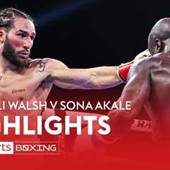 HIGHLIGHTS! Nico Ali Walsh battles through dislocated shoulder to beat Akale