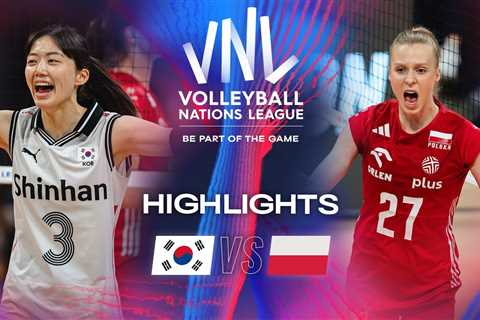 KOR vs.  POL – Highlights | Week 2 | Women’s VNL 2024