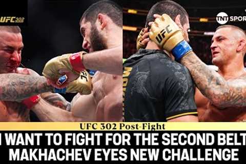 Islam Makhachev submits Dustin Poirier in the fifth round of a gruelling contest at UFC 302 😮‍💨
