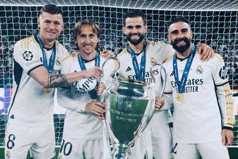 Four Real Madrid players make Champions League history following 2024 success