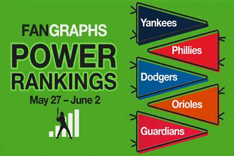 FanGraphs Power Rankings: May 27–June 2