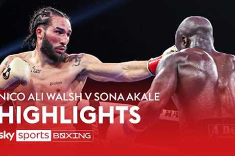 HIGHLIGHTS! Nico Ali Walsh battles through dislocated shoulder to beat Akale