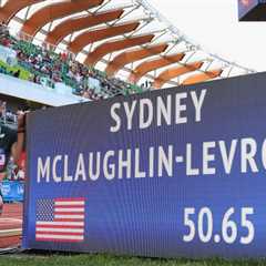 World 400m hurdles record for Sydney McLaughlin-Levrone