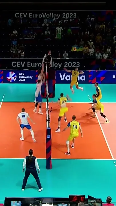 Volleyball mega rally  #volleyball #cevvolleyball #eurovolley
