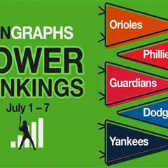 FanGraphs Power Rankings: July 1–7