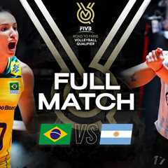 BRA vs  ARG – Paris 2024 Olympic Qualification Tournament | Full Match – Volleyball