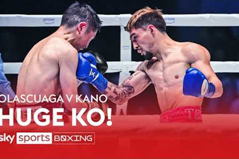 HUGE KO! 🔥  Olascuaga floors Kano in third round