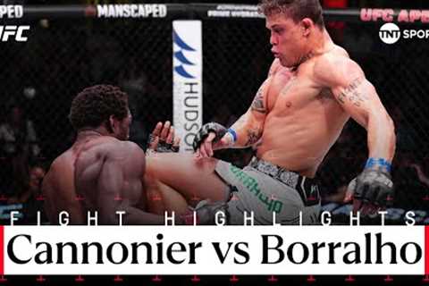 EPIC FIGHT! 👏  Jared Cannonier vs Caio Borralho  UFC Fight Night Highlights