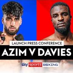 ADAM AZIM V OHARA DAVIES 🥊  Launch Press Conference