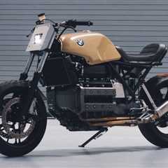 Hot stuff: A brutalist BMW K100 street tracker from California