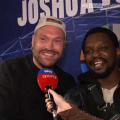 Tyson Fury Interrupts Dillian Whyte's Interview to Plead for Boxing Return