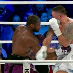 Oleksandr Usyk accused of cheating by Daniel Dubois’ trainer