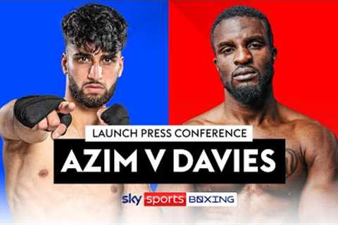 ADAM AZIM V OHARA DAVIES 🥊  Launch Press Conference