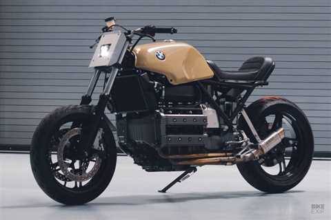 Hot stuff: A brutalist BMW K100 street tracker from California