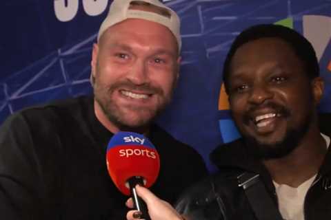 Tyson Fury Interrupts Dillian Whyte's Interview to Plead for Boxing Return