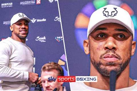 I'm going to carry on fighting, I'm a WARRIOR! 🥊  Anthony Joshua's post-fight press conference