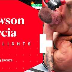 BRUTAL TKO 😯  Grant Dawson vs Rafa Garcia  UFC Fight Night Highlights