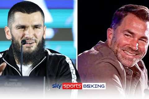 Beterbiev offers to FIGHT Eddie Hearn 😳  Beterbiev vs Bivol  Final Press Conference