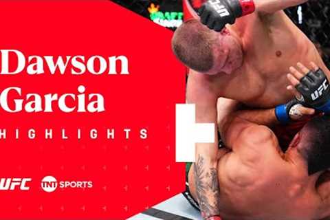 BRUTAL TKO 😯  Grant Dawson vs Rafa Garcia  UFC Fight Night Highlights