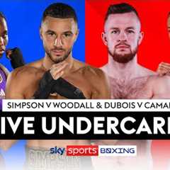 LIVE BOXING!  Callum Simpson vs Steed Woodall & Caroline Dubois vs Jessica Camara  Live..