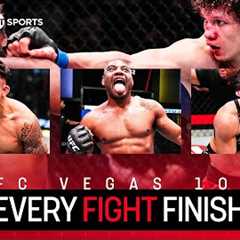 EVERY FINISH from UFC Vegas 101 🤯 Head Kicks & Vicious Hooks 🔥 UFC Fight Night Highlights