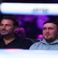 Luke Littler Enjoys Ringside Seat at Catterall vs Barboza Fight in Manchester