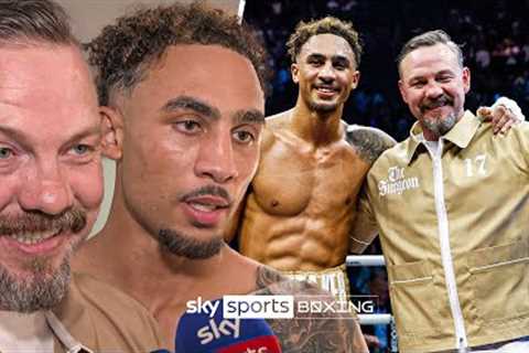 He can do everything in boxing 📈  Ben Whittaker and Andy Lee react to DESTRUCTIVE victory