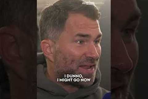 Classic Eddie Hearn 😅