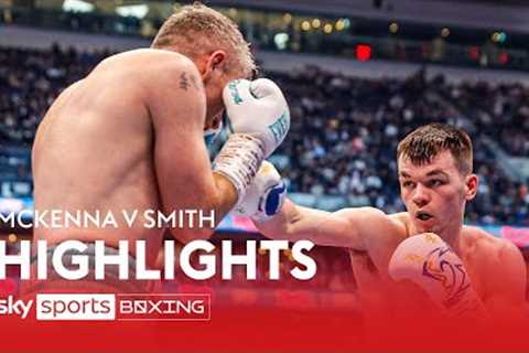 Highlights! Aaron McKenna produces masterclass to beat Liam Smith 🇮🇪